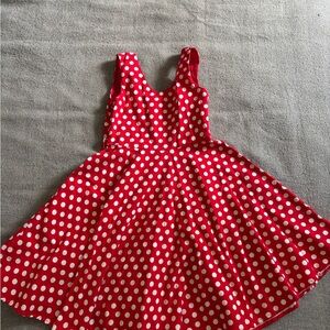 Red Polka Dot 50’s Style Swing Dress Size 10